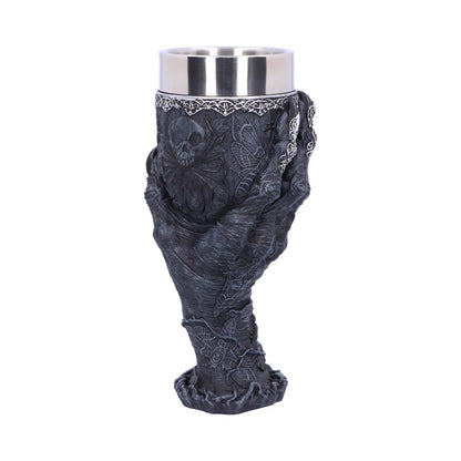 Baphomets Grasp Horror Hand Goblet Glass 18cm 1