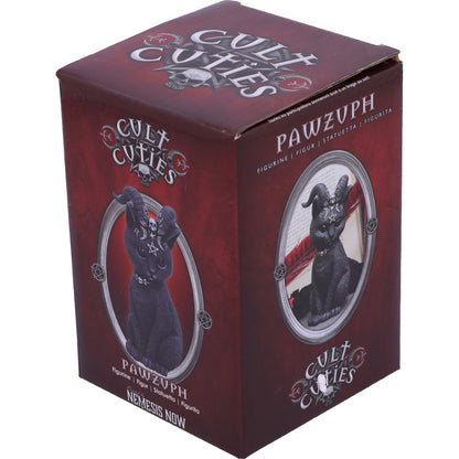 Pawzuph Horned Occult Cat Figurine 11cm 5