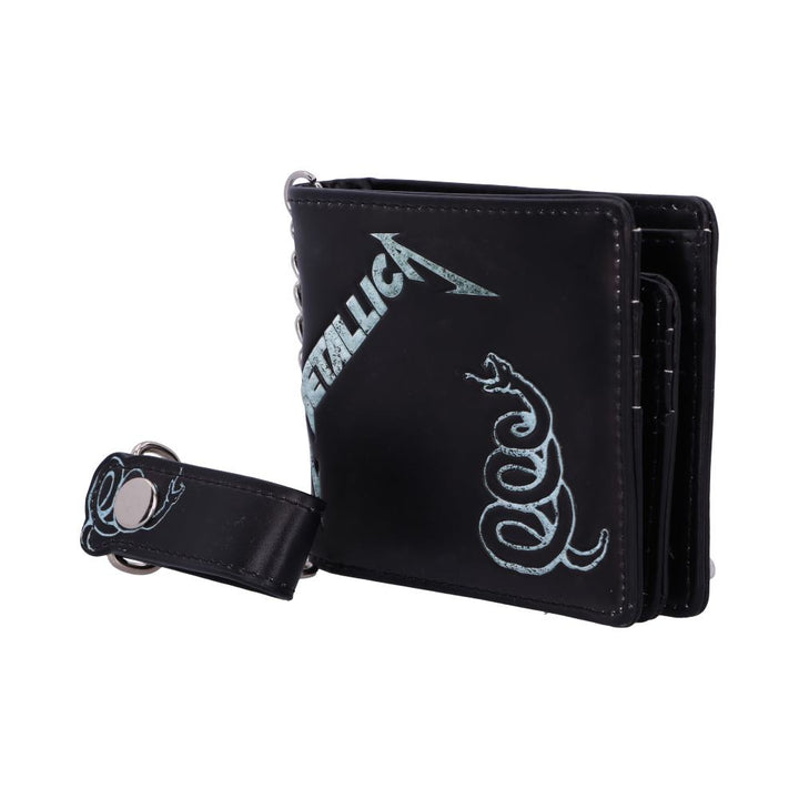 Metallica Black Album Wallet with Chain Officially Licensed