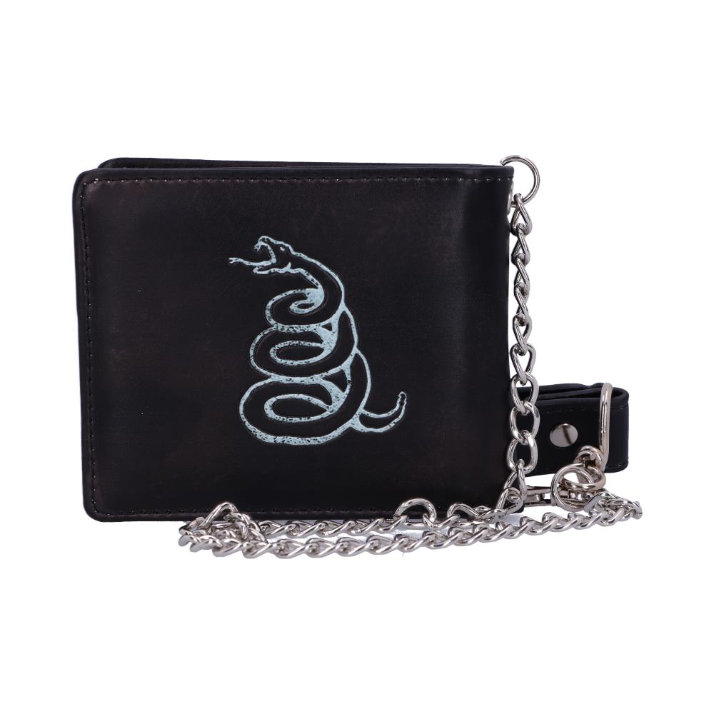 Metallica Black Album Wallet with Chain Officially Licensed 4
