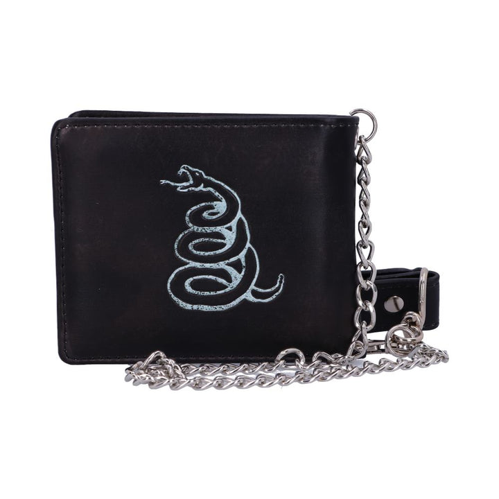 Metallica Black Album Wallet with Chain Officially Licensed