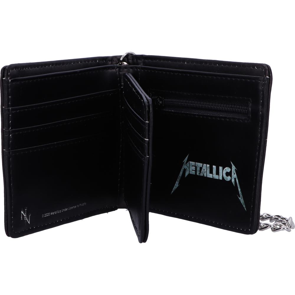 Metallica Black Album Wallet with Chain Officially Licensed 5