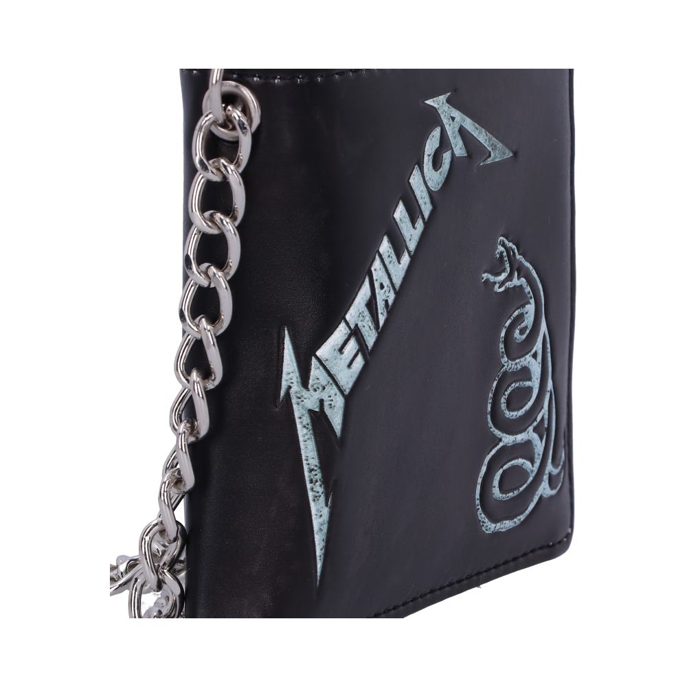 Metallica Black Album Wallet with Chain Officially Licensed 7