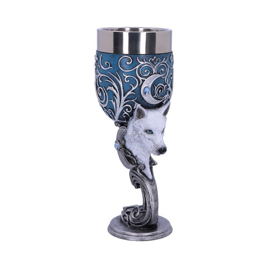 Wild at Heart Twin Wolf Set of Two Goblets 18.5cm 2