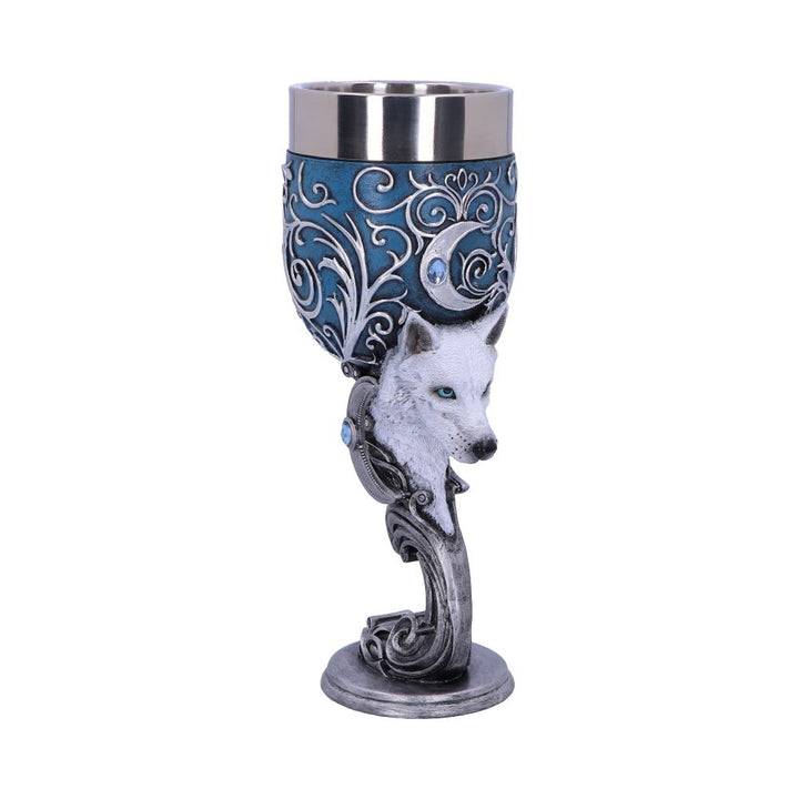 Wild at Heart Twin Wolf Set of Two Goblets 18.5cm 2