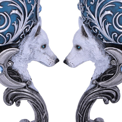 Wild at Heart Twin Wolf Set of Two Goblets 18.5cm 5