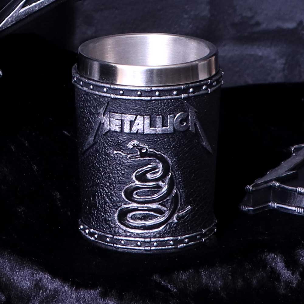 Metallica Black Album Shot Glass 7.5cm Officially Licensed 6