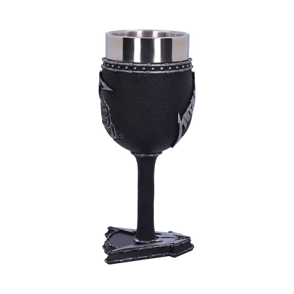 Metallica Black Album Goblet Wine Glass 18cm Officially Licensed 2