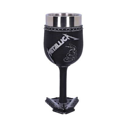 Metallica Black Album Goblet Wine Glass 18cm Officially Licensed 3