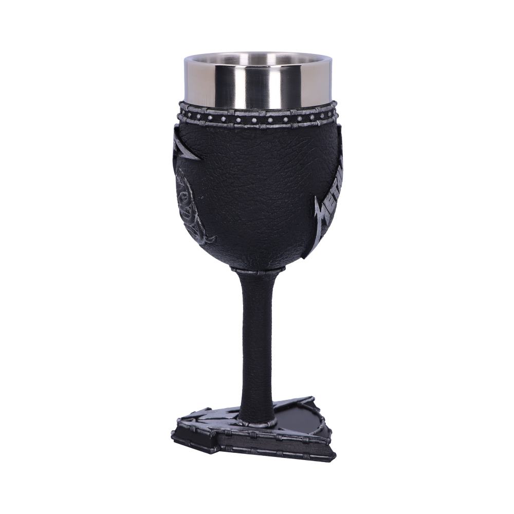 Metallica Black Album Goblet Wine Glass 18cm Officially Licensed 4