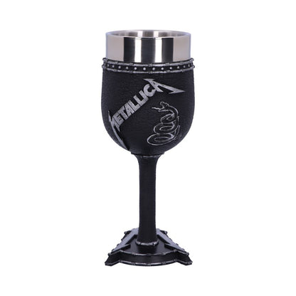 Metallica Black Album Goblet Wine Glass 18cm Officially Licensed 1
