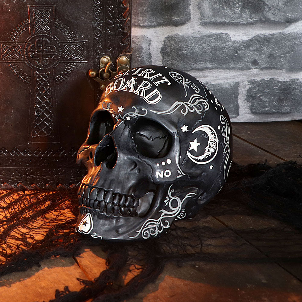 Spirit Board Ouija Talking Skull Ornament 20cm