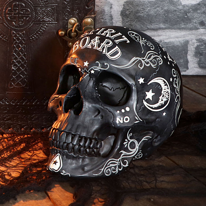 Spirit Board Ouija Talking Skull Ornament 20cm