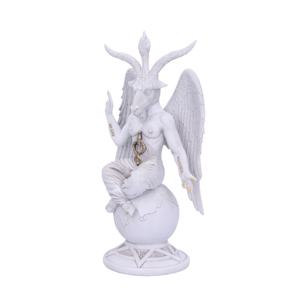 Dark Lord 26cm White Baphomet Figurine 2