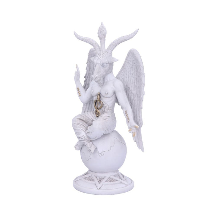 Dark Lord 26cm White Baphomet Figurine 2