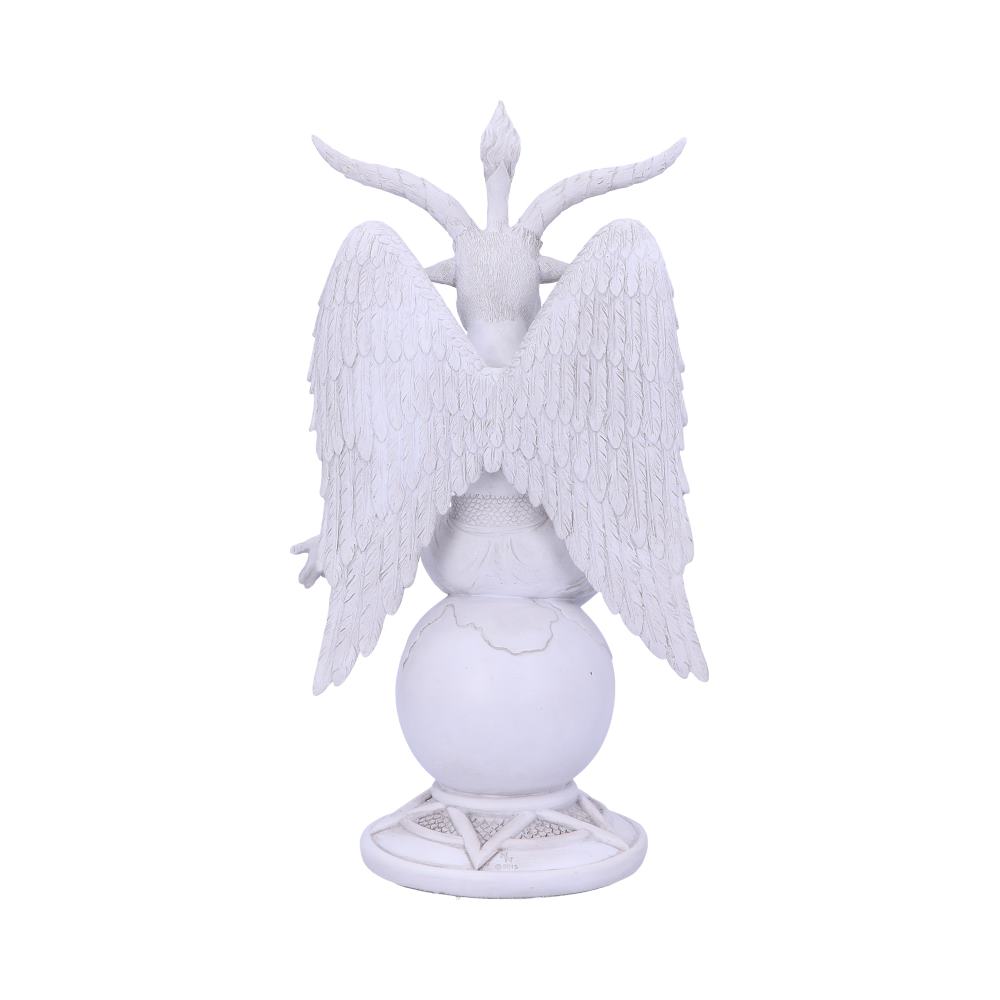 Dark Lord 26cm White Baphomet Figurine 3