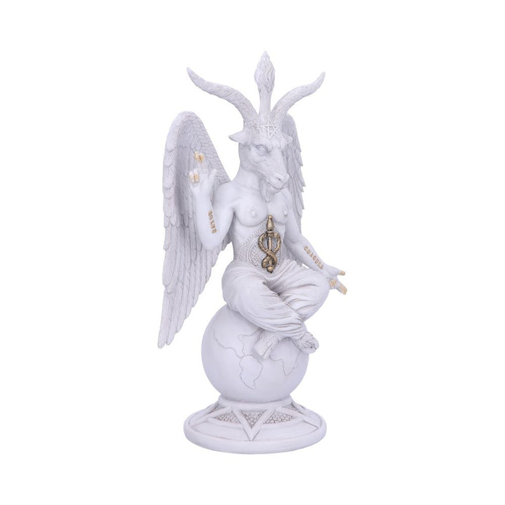 Dark Lord 26cm White Baphomet Figurine 4