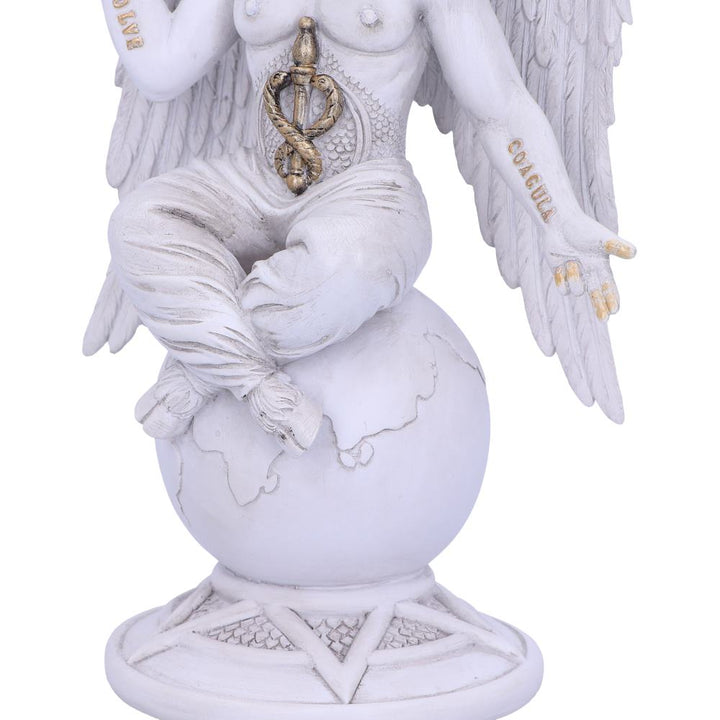 Dark Lord 26cm White Baphomet Figurine 6