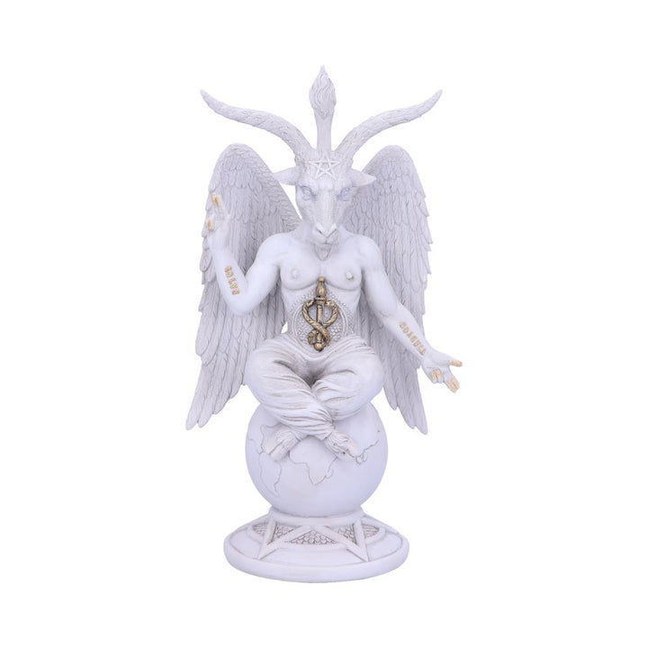 Dark Lord 26cm White Baphomet Figurine 1