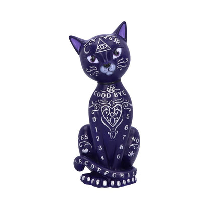 Purple Mystic Kitty 26cm Ouija Cat Figurine 1