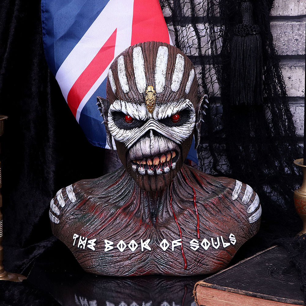 Iron Maiden Book of Souls Eddie Bust Box The 26cm Officially Licensed Statue 8