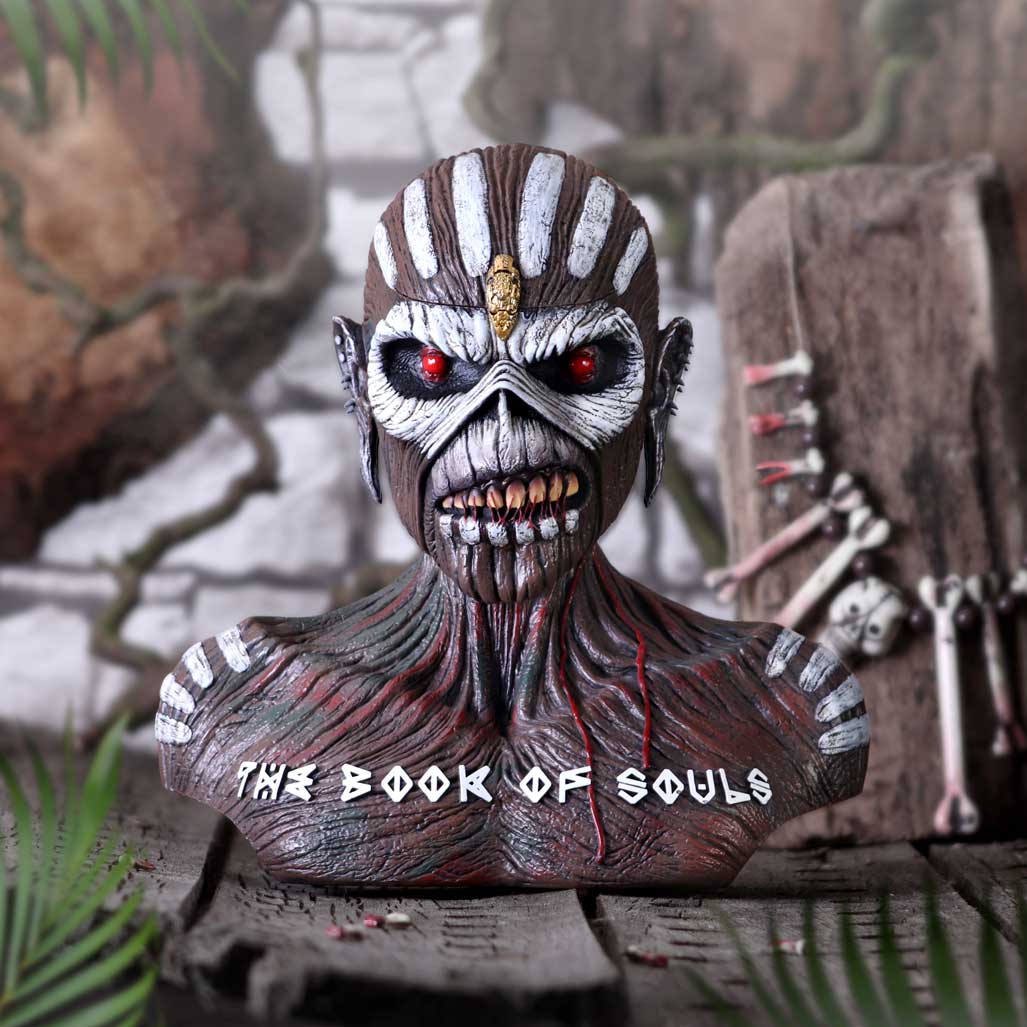 Iron Maiden Book of Souls Eddie Bust Box The 26cm Officially Licensed Statue 9