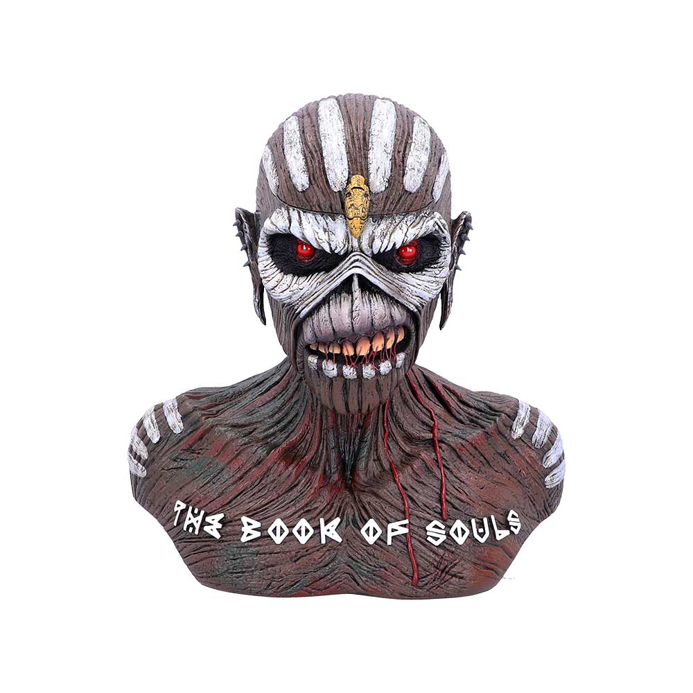 Iron Maiden Book of Souls Eddie Bust Box The 26cm Officially Licensed Statue 1