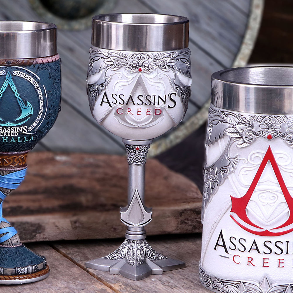 Assassins Creed White Game Goblet 20.5cm Officially Licensed Drinking Mug 8