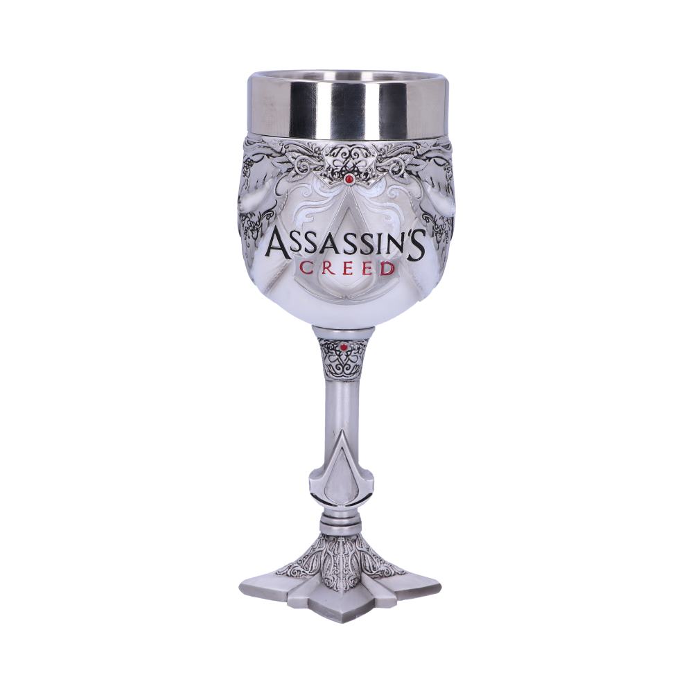 Assassins Creed White Game Goblet 20.5cm Officially Licensed