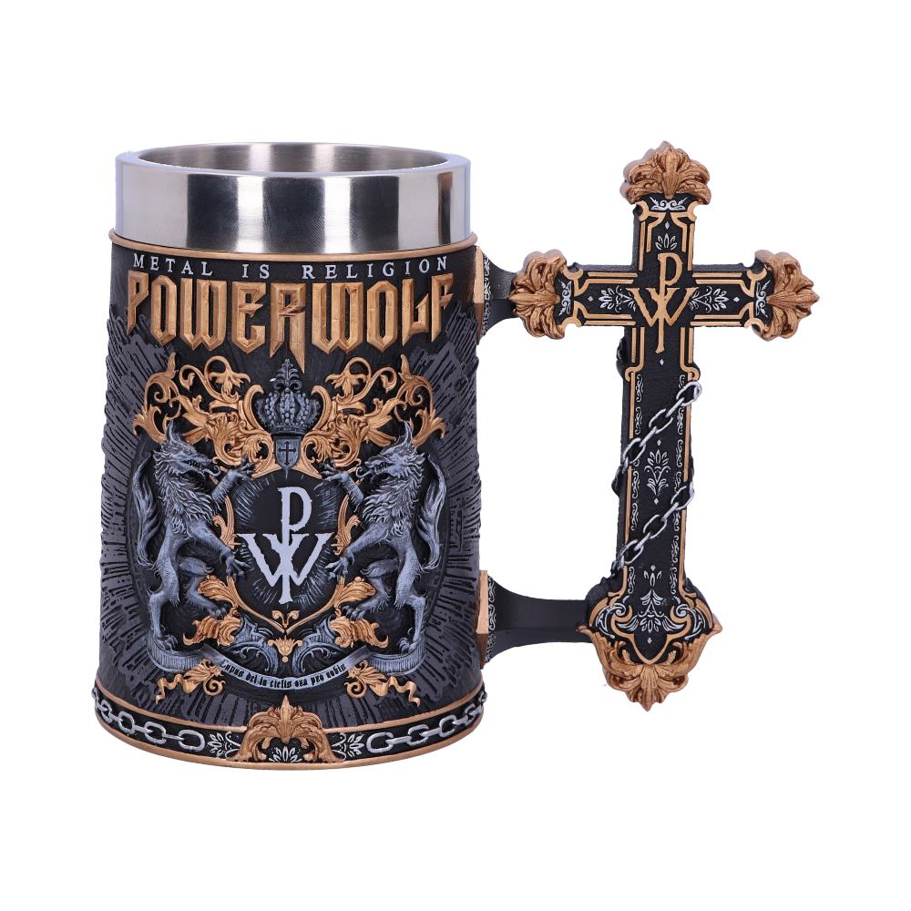 Powerwolf Metal is Religion Rock Band Tankard 15.5cm Officially Licensed 1