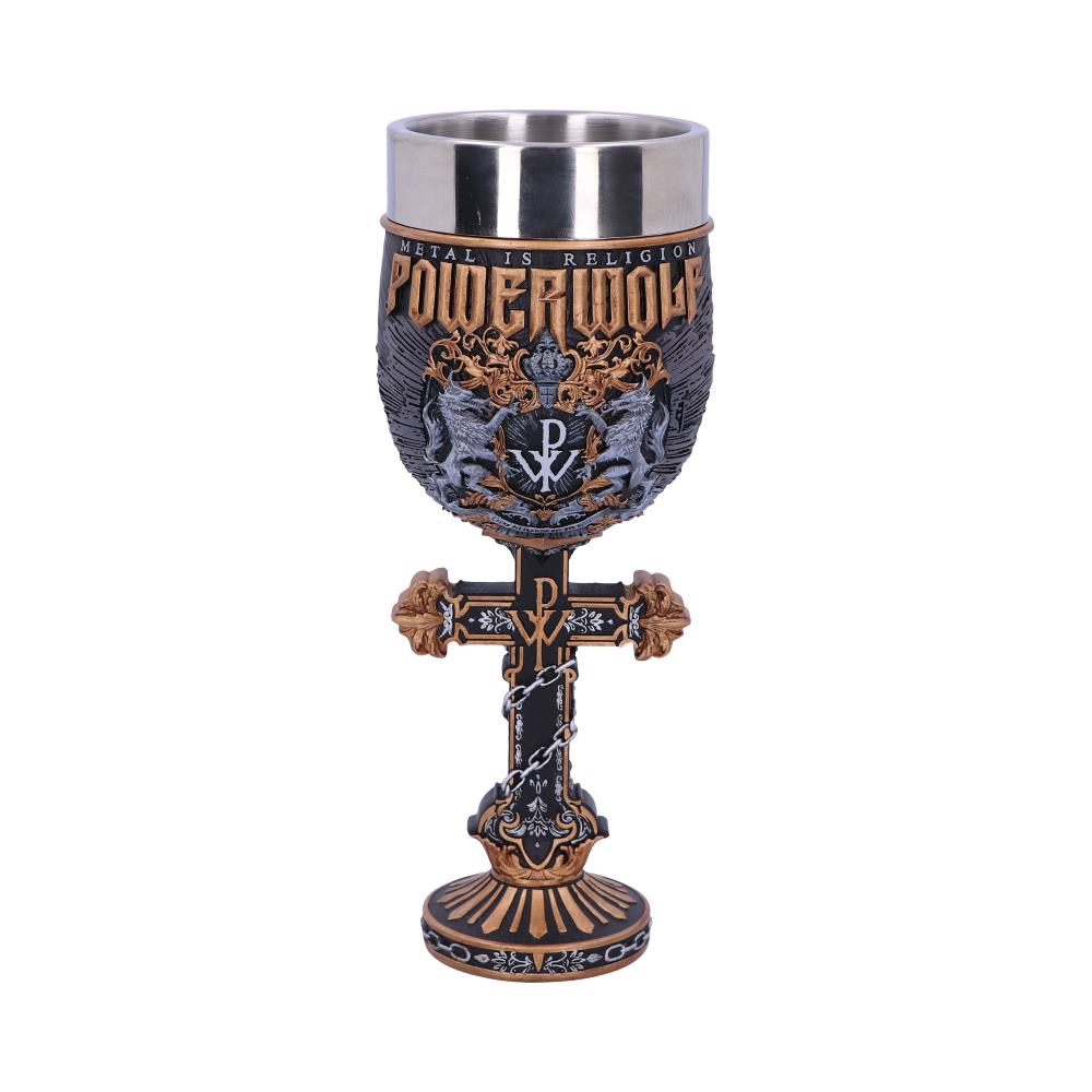 Powerwolf Metal is Religion Rock Band Goblet 22.5cm Officially Licensed 1