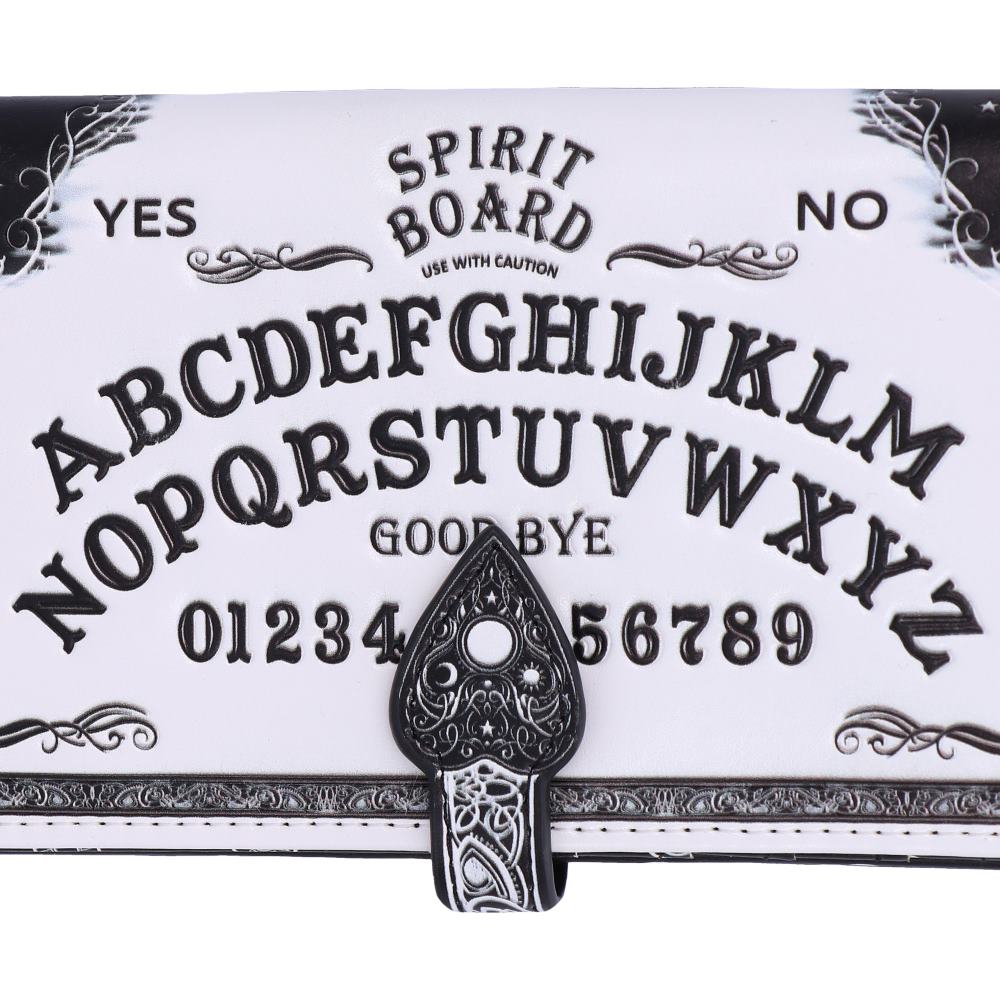 White Spirit Board Embossed Ouija Purse 18.5cm 6