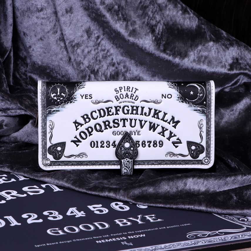 White Spirit Board Embossed Ouija Purse 18.5cm 7