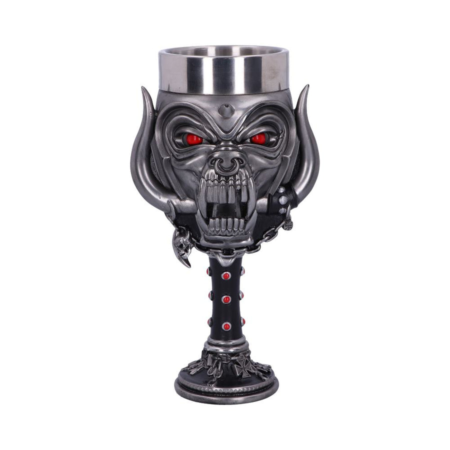 Motorhead Snaggletooth Warpig Goblet Glass 19.5cm Officially Licensed Drinking Mug 1