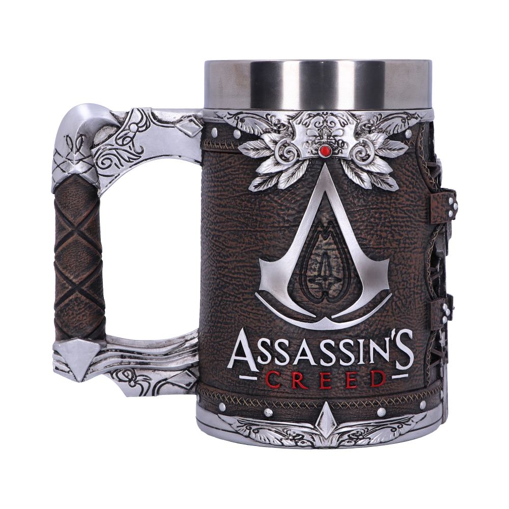 Assassins Creed Brown Hidden Blade Game Tankard the Brotherhood 15.5cm 3