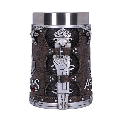 Assassins Creed Brown Hidden Blade Game Tankard the Brotherhood 15.5cm 4