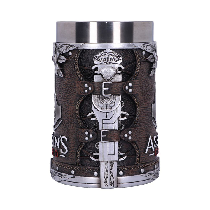 Assassins Creed Brown Hidden Blade Game Tankard the Brotherhood 15.5cm 4