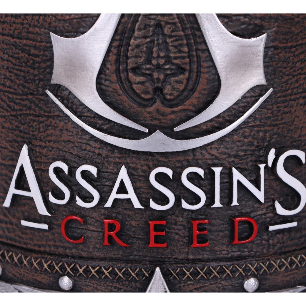 Assassins Creed Brown Hidden Blade Game Tankard the Brotherhood 15.5cm 5