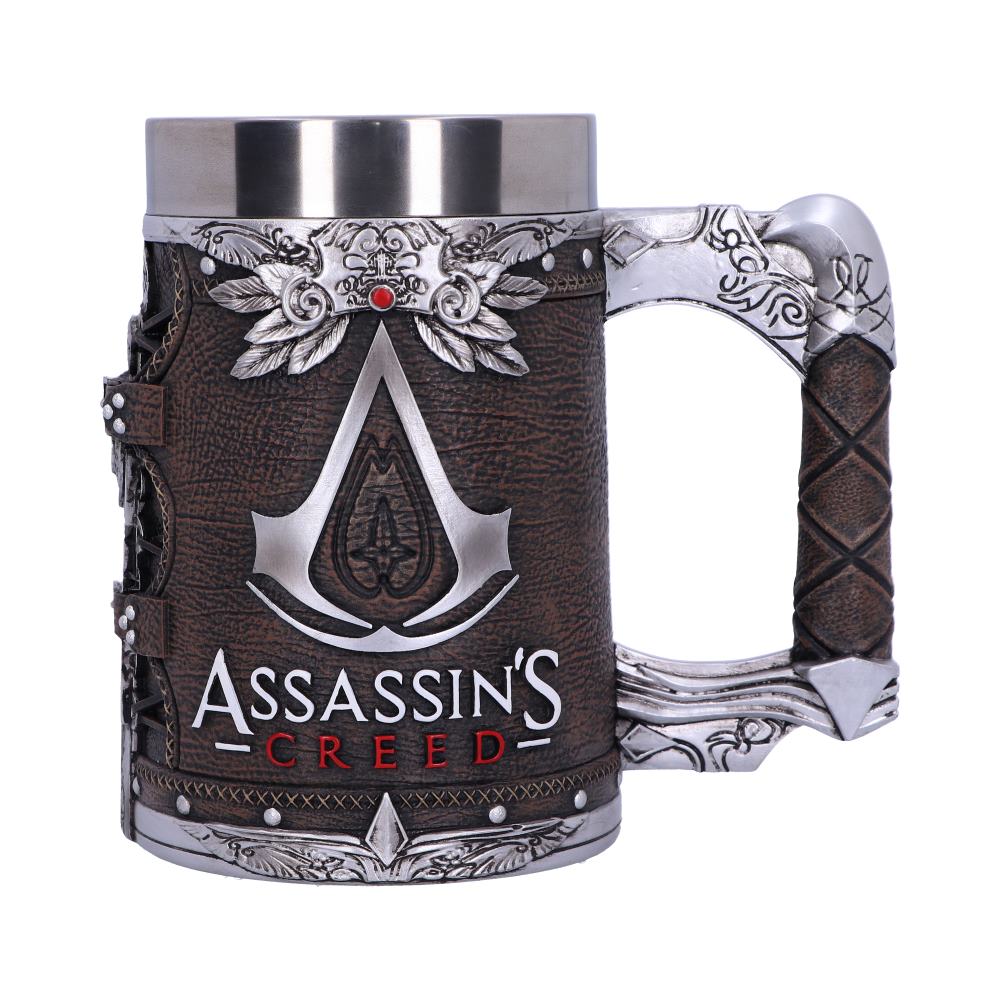 Assassins Creed Brown Hidden Blade Game Tankard the Brotherhood 15.5cm 1
