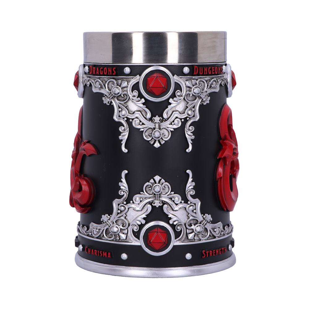 Dungeons Dragons Fantasy Role Play Die D20 Tankard 15.5cm 4