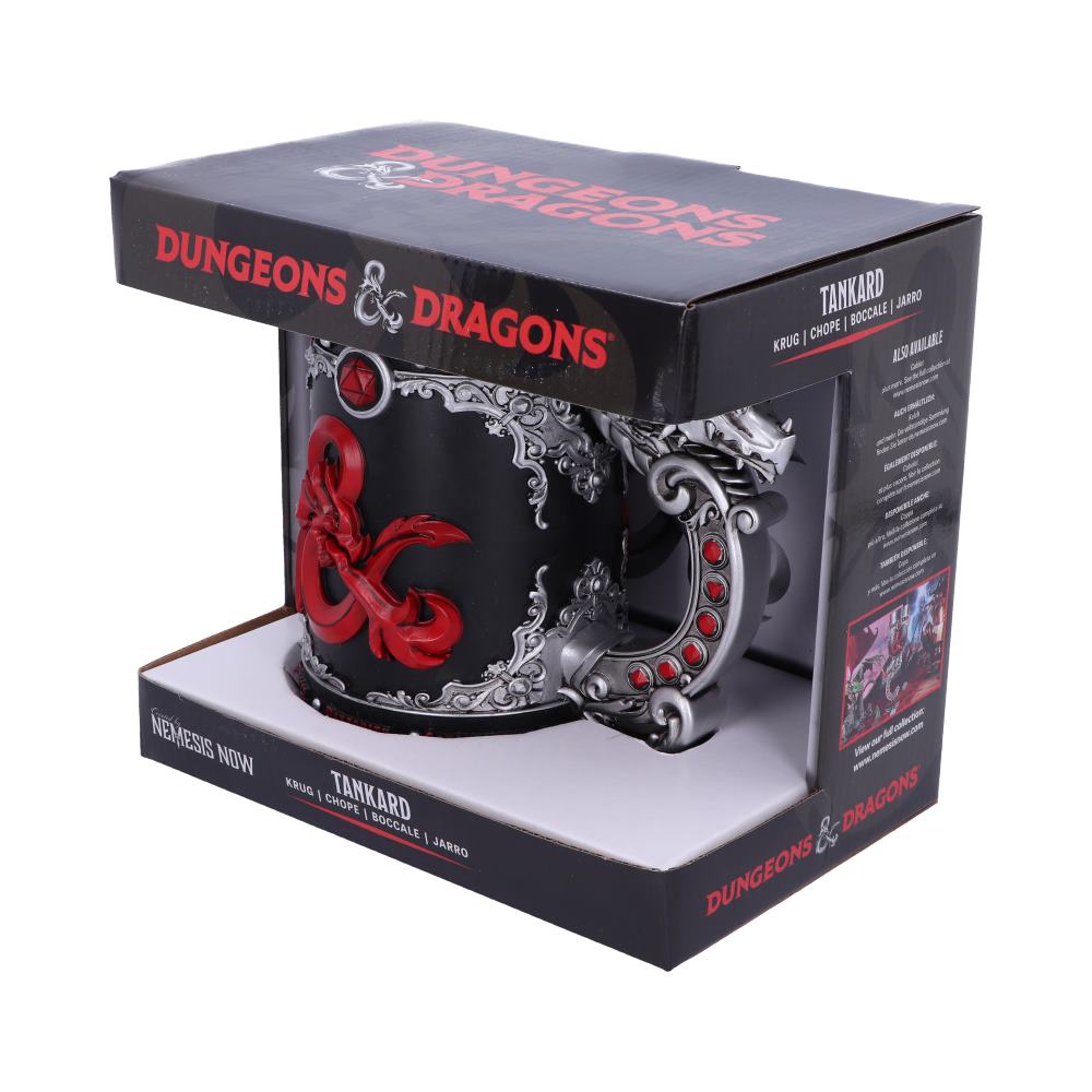 Dungeons Dragons Fantasy Role Play Die D20 Tankard 15.5cm 7