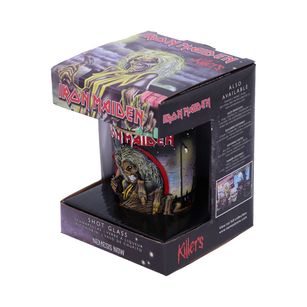 Iron Maiden The Killers Eddie Album Shot Glass 8.5cm Officially Licensed 7