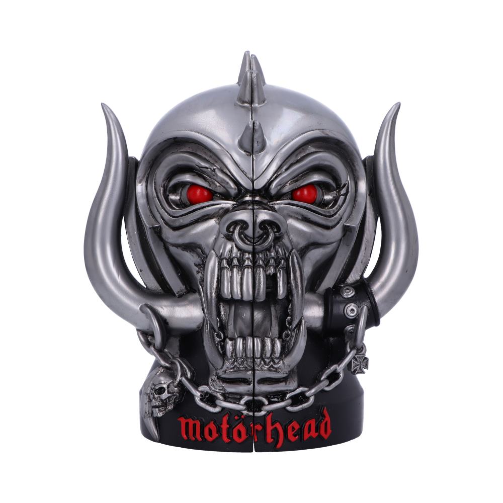 Offically Licensed Motorhead Warpig Snaggletooth Bookends 1
