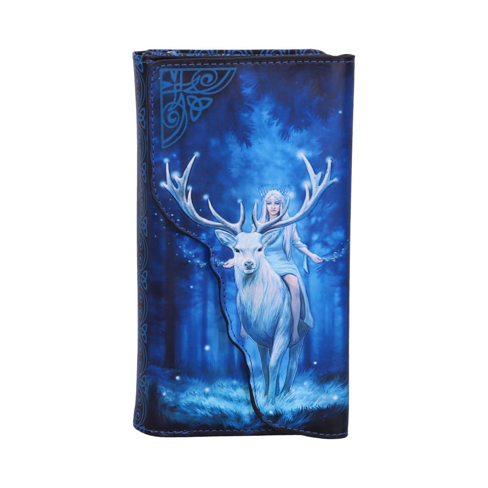 Fantasy Forest Elven Queen and Stag Embossed Purse 18.5cm 1