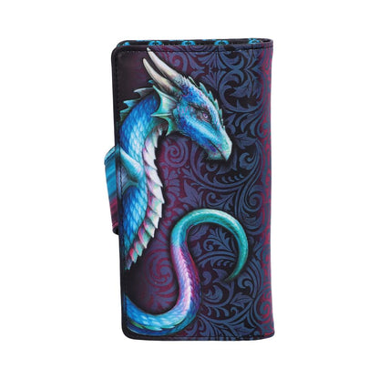 Take Flight Purse Blue Dragon Wallet Embossed 18.5cm 3