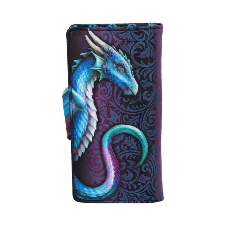 Take Flight Purse Blue Dragon Wallet Embossed 18.5cm 3