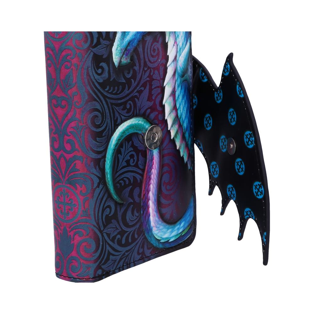 Take Flight Purse Blue Dragon Wallet Embossed 18.5cm 7