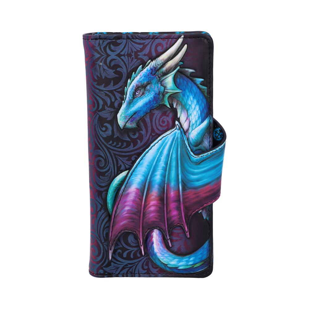 Take Flight Purse Blue Dragon Wallet Embossed 18.5cm 1