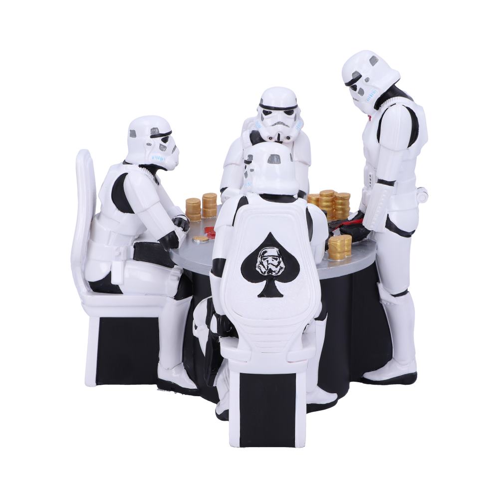 The Original Stormtrooper Poker Face Gambling Figurine 18.3cm