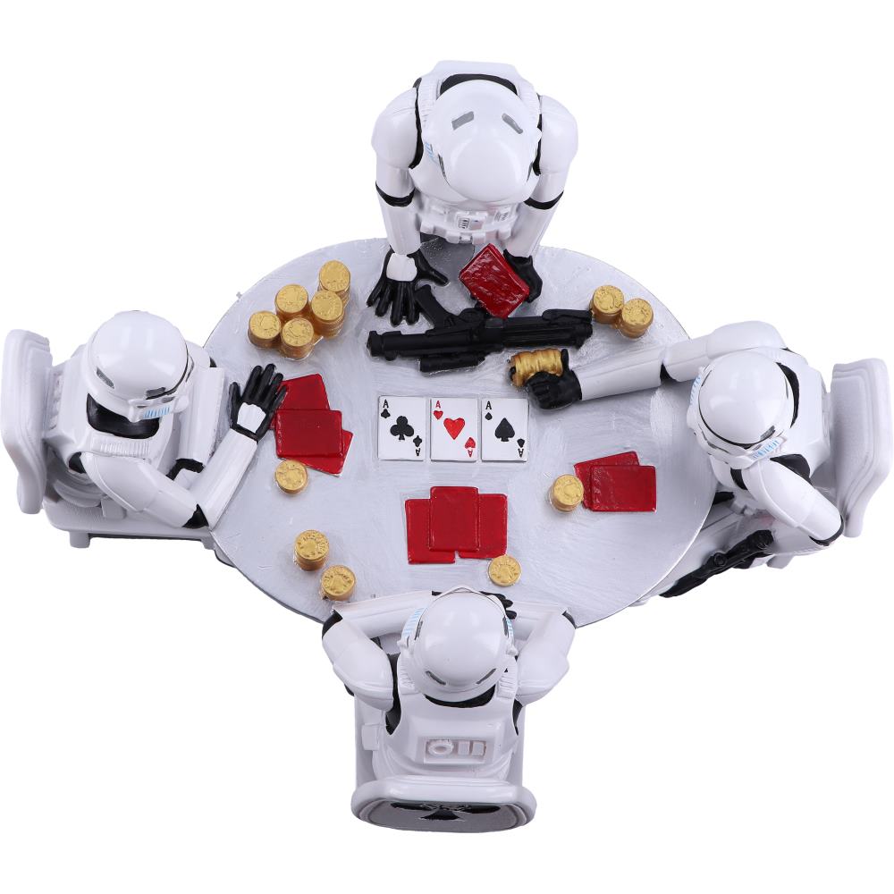 The Original Stormtrooper Poker Face Gambling Figurine 18.3cm
